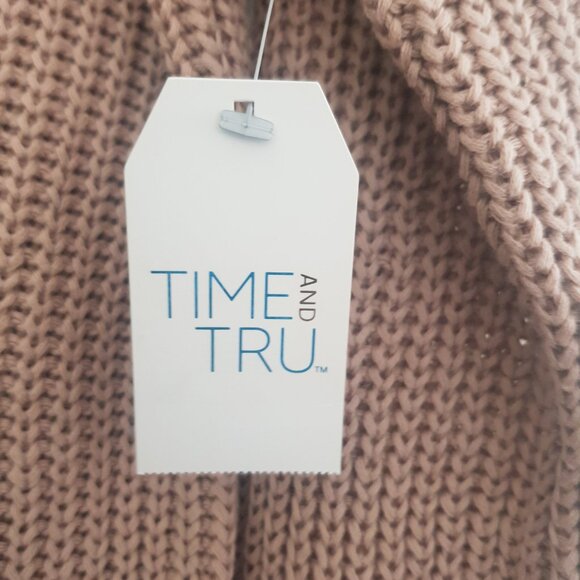 New beige Time and Tru brand sweater (size S) - Picture 4 of 8